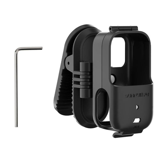 For DJI Osmo Nano Sunnylife Backpack Clip Action Camera Clamp 360 Rotation Vertical-Horizontal Mount 90 Tilt Upgraded Backpack Clip