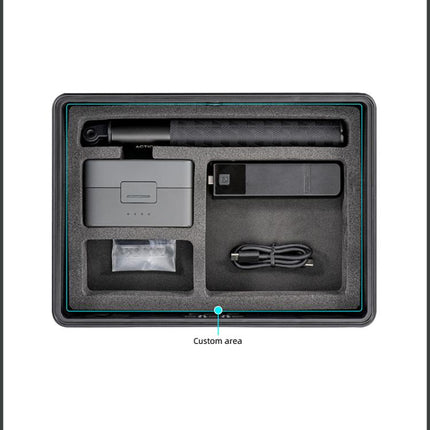 For DJI Osmo Pocket 4P STARTRC TSA Combination Lock Waterproof Dual-layer Suitcase Storage Box, For DJI Osmo Pocket 4P