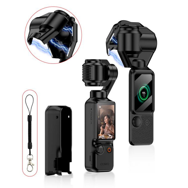For DJI OSMO Pocket 4 GKK Gimbal Cover Camera Protector Screen Body Magnetic Full Cover, For DJI OSMO Pocket 4