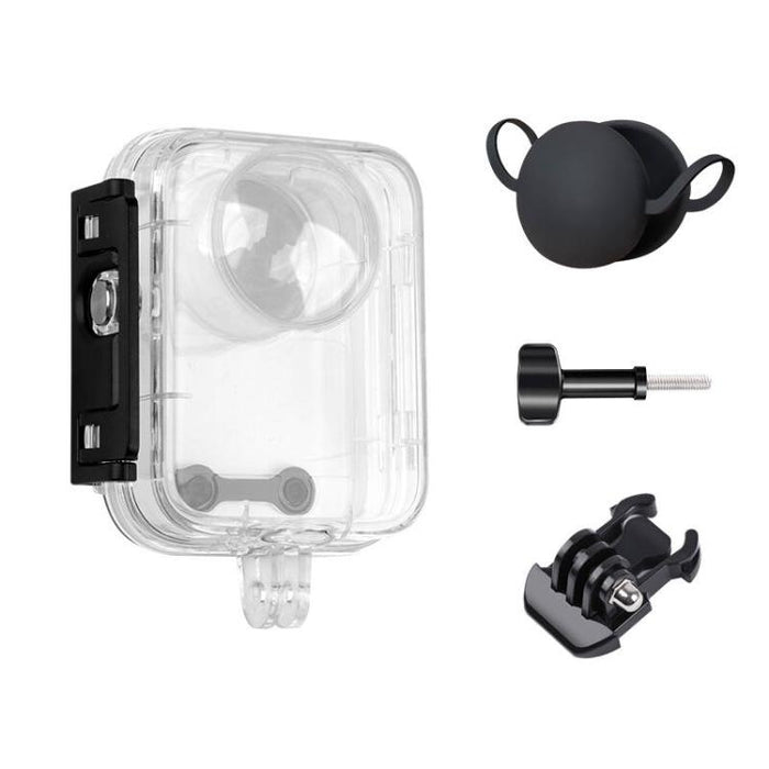 For DJI Osmo 360 50m Depth Waterproof Housing Case with Lens Silicone Cap, For DJI Osmo 360