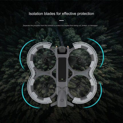 For DJI Avata 2 STARTRC Drone LED Propeller Protective Guard Anti-collision Ring