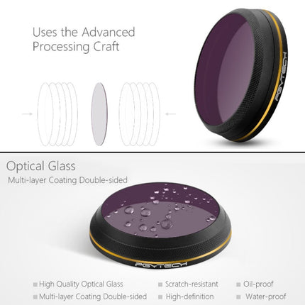 PGYTECH X4S-MRC UV Gold-edge Lens Filter for DJI Inspire 2 / X4S Gimbal Camera Drone Accessories, UV