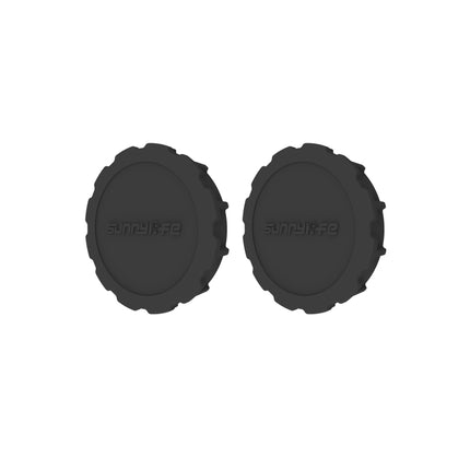 For DJI Osmo Action 3 / 4 Sunnylife 2pcs Scratch-resistant Camera Lens Cap Cover, For DJI Osmo Action 5 Pro / 4 / 3