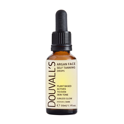 Argan Self Tanning Face Drops 30ml |Semi-permanent Self tanning drops