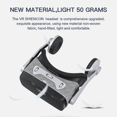 VR SHINECON G07E Virtual Reality 3D Video Glasses Suitable for 4.0 inch - 6.3 inch Smartphone