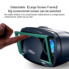 VRG Pro Audio Video Version Blu-ray Coated Lenses All-in-one Mobile Phone 3D VR Glasses, Blu-ray Coated Lenses