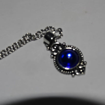 Elegant Dainty 'Blue Moon'  Stainless Steel Necklace