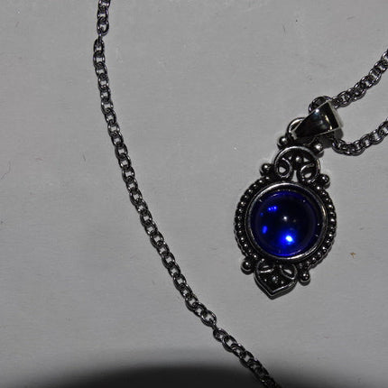 Elegant Dainty 'Blue Moon'  Stainless Steel Necklace