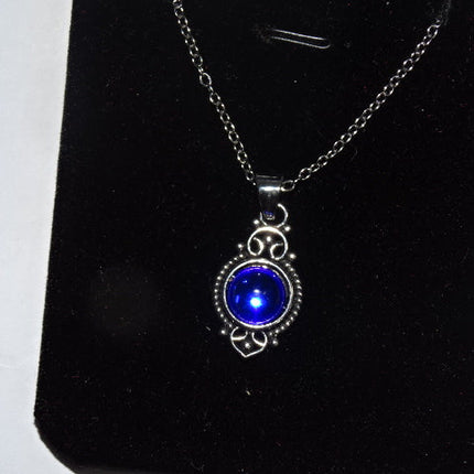 Elegant Dainty 'Blue Moon'  Stainless Steel Necklace