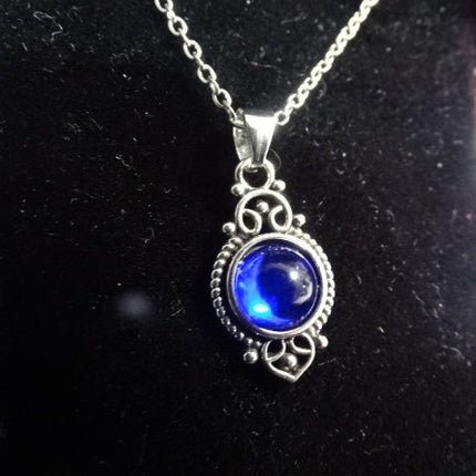 Elegant Dainty 'Blue Moon'  Stainless Steel Necklace