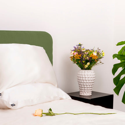 White Silk Pillowcase - Standard