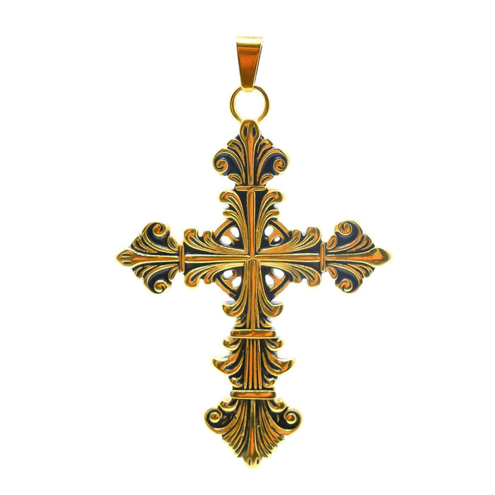 Charm Coven Lament Cross Charm Gold