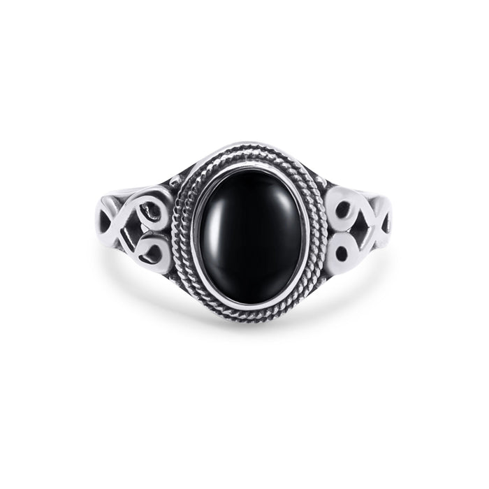 Drusilla Black Gemstone Ring