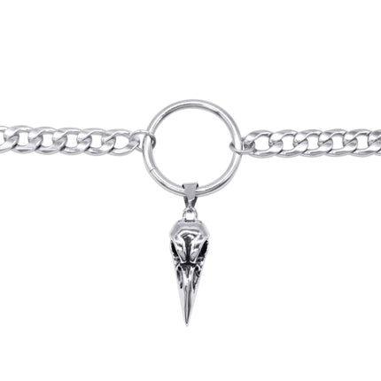 Raven Bird Skull Choker