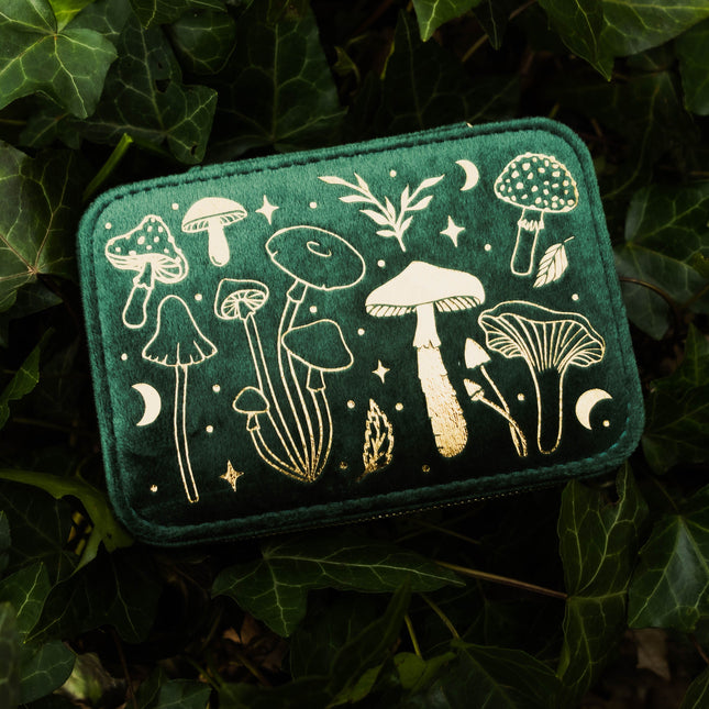 Green Witch Mushroom Jewellery Box