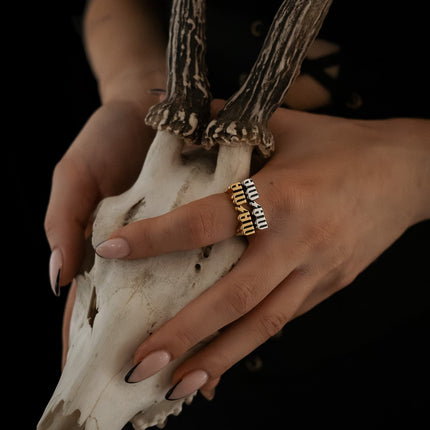 Gold MAMA Ring