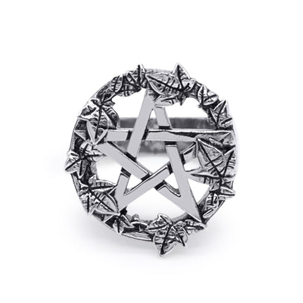 Green Witch Pentacle Ring