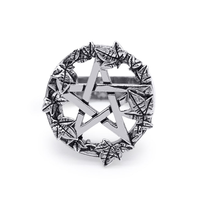 Green Witch Pentacle Ring