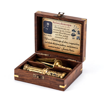 Antique Handmade Kaleidoscope On Tripod, Perfect Christmas, Thanksgiving Gift