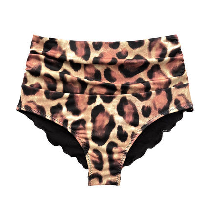 Leopard Print Shape Wear Bikini Bottom Vanessa