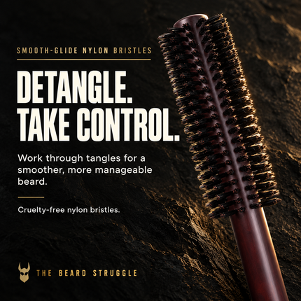 Viking Roller Beard Brush