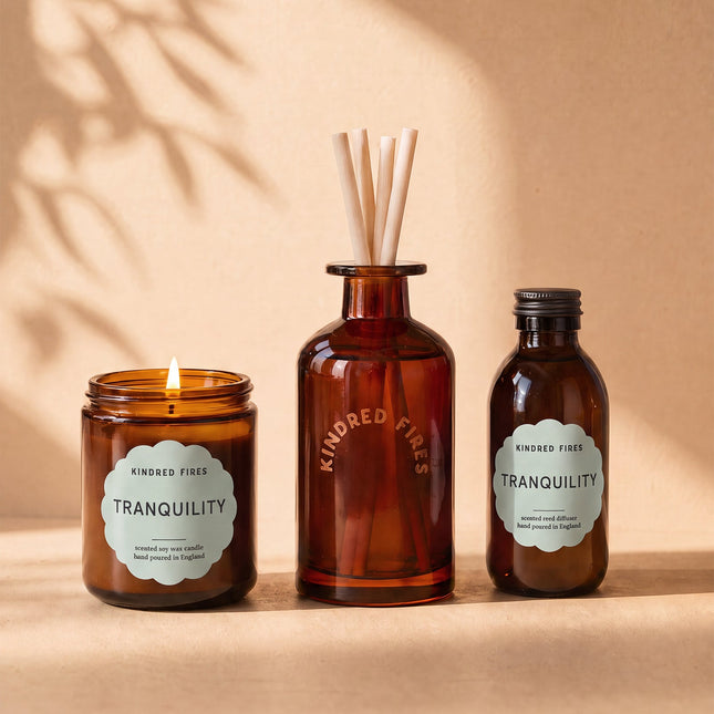 Tranquility Bundle - Scented Jar Candle & Reed Diffuser
