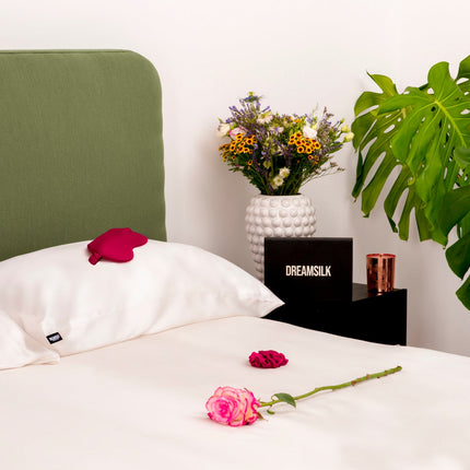 White Silk Pillowcase - Standard