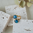 Water Blue / Gold