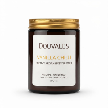 Organic Creamy Argan Body Butter Vanilla Chilli 240ml