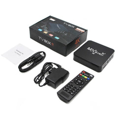 MXQ Pro 5G 1280 x 720 Full HD Media Player 1GB+8GB RK30Board Quad Core Android 7.1 TV Box with Remote Control