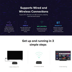 Xiaomi TV Box S 2nd Gen 4K HDR Google TV with Google Assistant Remote Streaming Media Player, Cortex-A55 Quad-core 64bit, 2GB+8GB, Google TV, EU Version