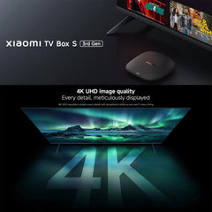 Xiaomi TV Box S 3rd Gen 4K Ultra HD Google TV Smart TV Box Media Player, Quad-Core, 2GB+32GB, Global Version