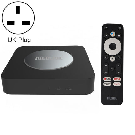 MECOOL KM2 Plus 4K Smart TV BOX Android 11.0 Media Player with Remote Control, Amlogic S905X2 Quad Core, RAM: 2GB, ROM: 16GB, EU Plug