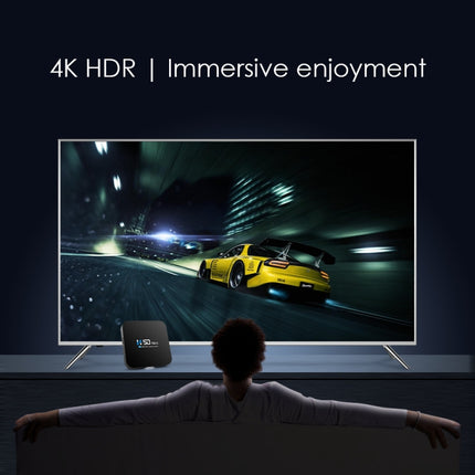 H50 Mini 4K Smart Network TV Box, Android 10.0, RK3318 Quad Core, 2GB+16GB, EU Plug, 2GB+16GB