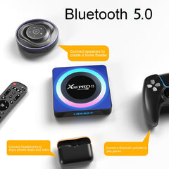 Acrylic X88 Pro 13 8K Ultra HD Android 13.0 Smart TV Box with Remote Control, RK3528 Quad-Core, 4G+32GB, 4G+32GB