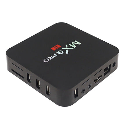 MXQ PROi 1080P 4K HD Smart TV BOX with Remote Controller, Android 7.1 S905W Quad Core Cortex-A53 Up to 2GHz, RAM: 2GB, ROM: 16GB, Support WiFi, UK Plug, 2GB+16GB,UK Plug