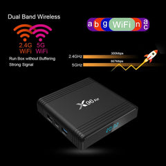 X96 Air 8K Smart TV BOX Android 9.0 Media Player with Remote Control, Quad-core Amlogic S905X3, RAM: 4GB, ROM: 64GB, Dual Band WiFi, Bluetooth, AU Plug