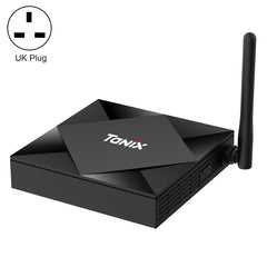 TANIX TX6s 4K Smart TV BOX Android 10 Media Player with Remote Control, Quad Core Allwinner H616, RAM: 4GB, ROM: 32GB, 2.4GHz/5GHz WiFi, Bluetooth, EU Plug, 4GB+32GB