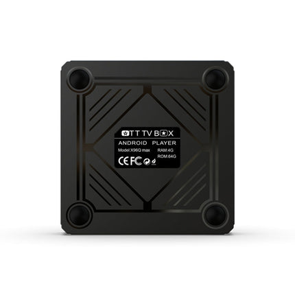 TANIX X96Q Max 4K Smart TV BOX Android 10 Media Player with Remote Control, Quad Core Allwinner H616, RAM: 4GB, ROM: 64GB, 2.4GHz/5GHz WiFi, EU Plug