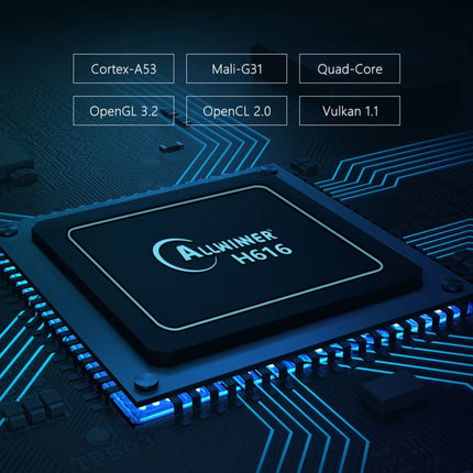 TANIX X96Q Max 4K Smart TV BOX Android 10 Media Player with Remote Control, Quad Core Allwinner H616, RAM: 4GB, ROM: 64GB, 2.4GHz/5GHz WiFi, EU Plug