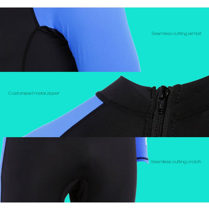 SLINX 1707 Lycra Quick-drying Long-sleeved Sunscreen Full Body Diving Wetsuit for Men