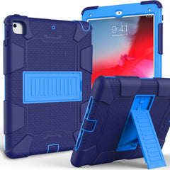 Shockproof Two-color silicone Protection Shell for iPad 9.7(2018) & 9.7(2017) & Air 2, with Holder
