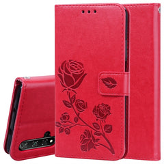 Rose Embossed Horizontal Flip PU Leather Case with Holder & Card Slots & Wallet, for Huawei Honor 20, for Huawei Honor 20 Pro, for Xiaomi Redmi K20 / K20 Pro, for Xiaomi Redmi 7A