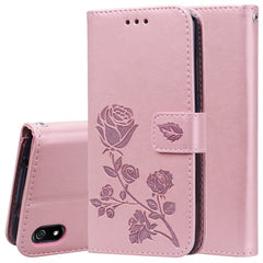 Rose Embossed Horizontal Flip PU Leather Case with Holder & Card Slots & Wallet, for Huawei Honor 20, for Huawei Honor 20 Pro, for Xiaomi Redmi K20 / K20 Pro, for Xiaomi Redmi 7A