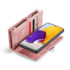 CaseMe-008 Detachable Multifunctional Horizontal Flip Leather Case with Card Slot & Holder & Zipper Wallet & Photo Frame, For Samaung Galaxy A30S／A50S／A50, For Samsung Galaxy A70
