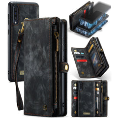 CaseMe-008 Detachable Multifunctional Horizontal Flip Leather Case with Card Slot & Holder & Zipper Wallet & Photo Frame, For Samaung Galaxy A30S／A50S／A50, For Samsung Galaxy A70