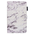 For Galaxy Tab A 10.1 (2019) / White Marble