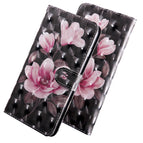 for Galaxy A10E / A20E / Black-ground Pink Flower