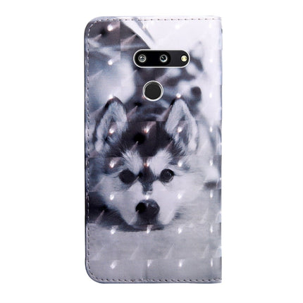 3D Coloured Drawing Pattern Horizontal Flip Leather Case with Holder & Card Slots & Wallet & Lanyard, for LG K50 / Q60, for Huawei Honor 20 Lite