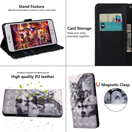 3D Painting Pattern Coloured Drawing Horizontal Flip TPU + PU Leather Case with Holder & Card Slots & Wallet, For Huawei Honor 20i, For Huawei Honor 10i